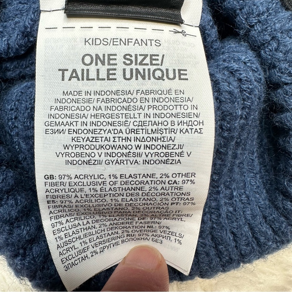 The North Face Hat Blue Size 5-7 Years - Picture 12 of 16